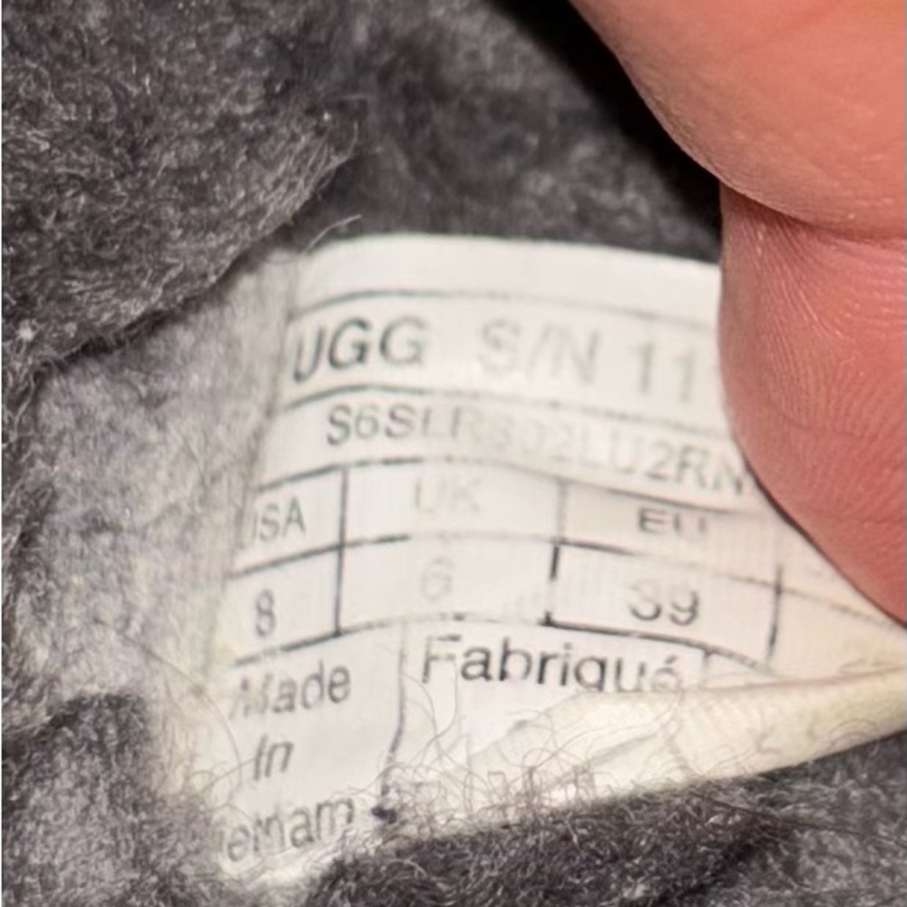UGG SCUFFETTE SLIPPER CAVIAR DARK GREY - Picture 7 of 7